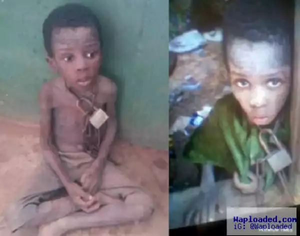 9-year-old Chained Boy, Korede Taiwo Handed Over to Ogun State Government